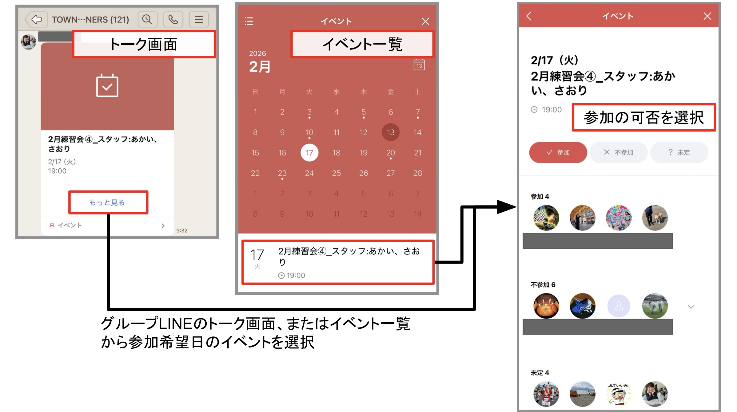 練習会参加方法